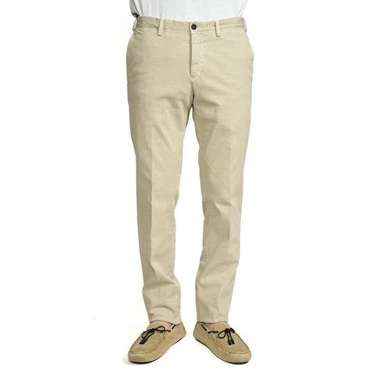 26SS PT TORINO ReWorked "E - SLIM FIT" ストレッチコットン ノータックスリムパンツ ベージュ 44 | GUARDAROBA MILANO OFFICIAL STORE