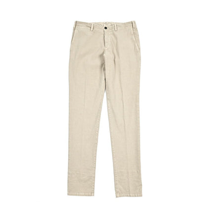 26SS PT TORINO ReWorked "E - SLIM FIT" ストレッチコットン ノータックスリムパンツ ベージュ 44 | GUARDAROBA MILANO OFFICIAL STORE