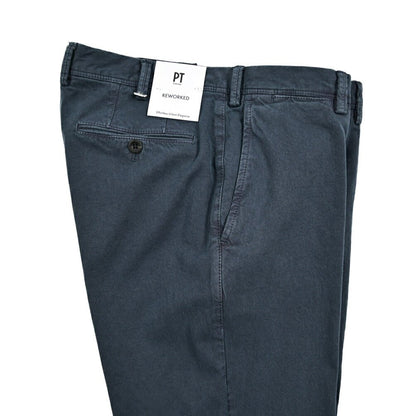 26SS PT TORINO ReWorked "E - SLIM FIT" ストレッチコットン ノータックスリムパンツ ネイビー 46 | GUARDAROBA MILANO OFFICIAL STORE