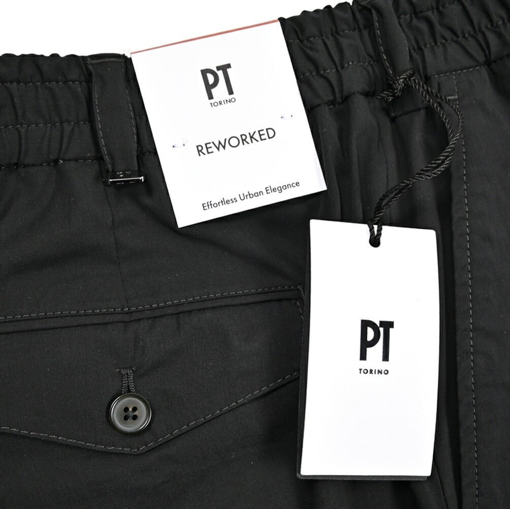 26SS PT TORINO ReWorked THE REBEL ストレッチコットン イージーパンツ｜436311-28｜GUARDAROBA MILANO OFFICIAL STORE
