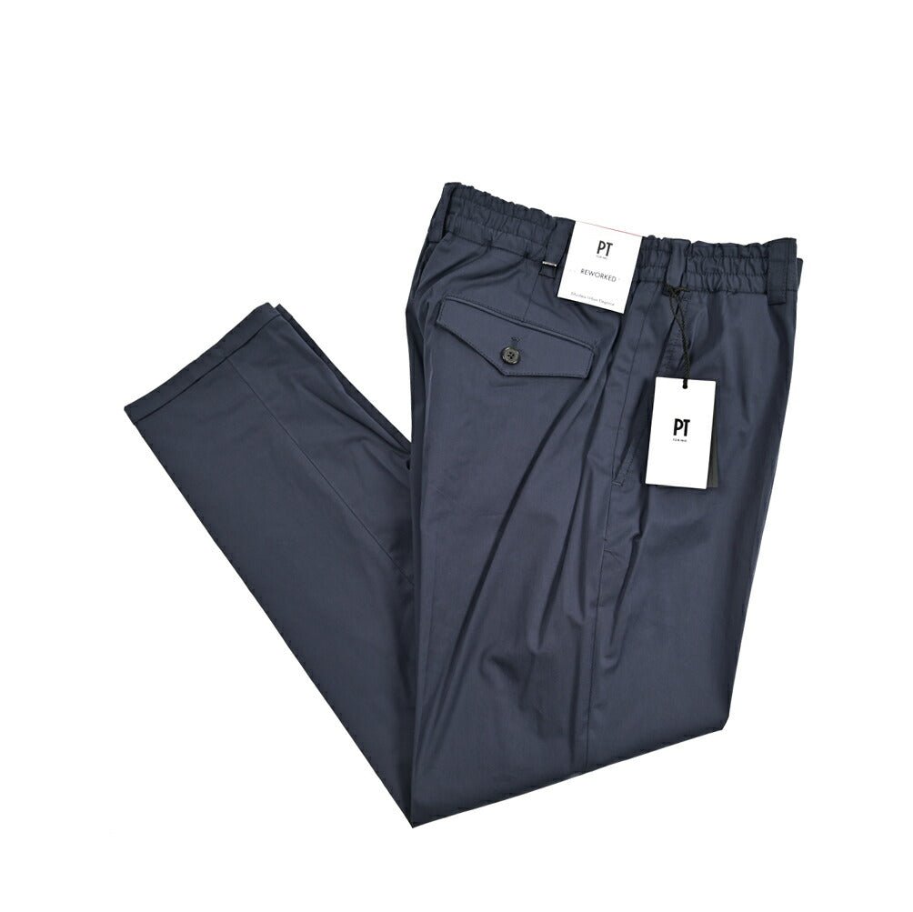 26SS PT TORINO ReWorked THE REBEL ストレッチコットン イージーパンツ｜436341-28｜GUARDAROBA MILANO OFFICIAL STORE