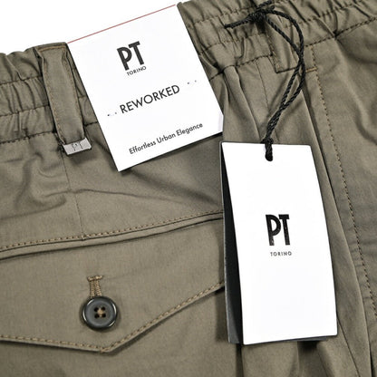 26SS PT TORINO ReWorked THE REBEL ストレッチコットン イージーパンツ｜436371-28｜GUARDAROBA MILANO OFFICIAL STORE