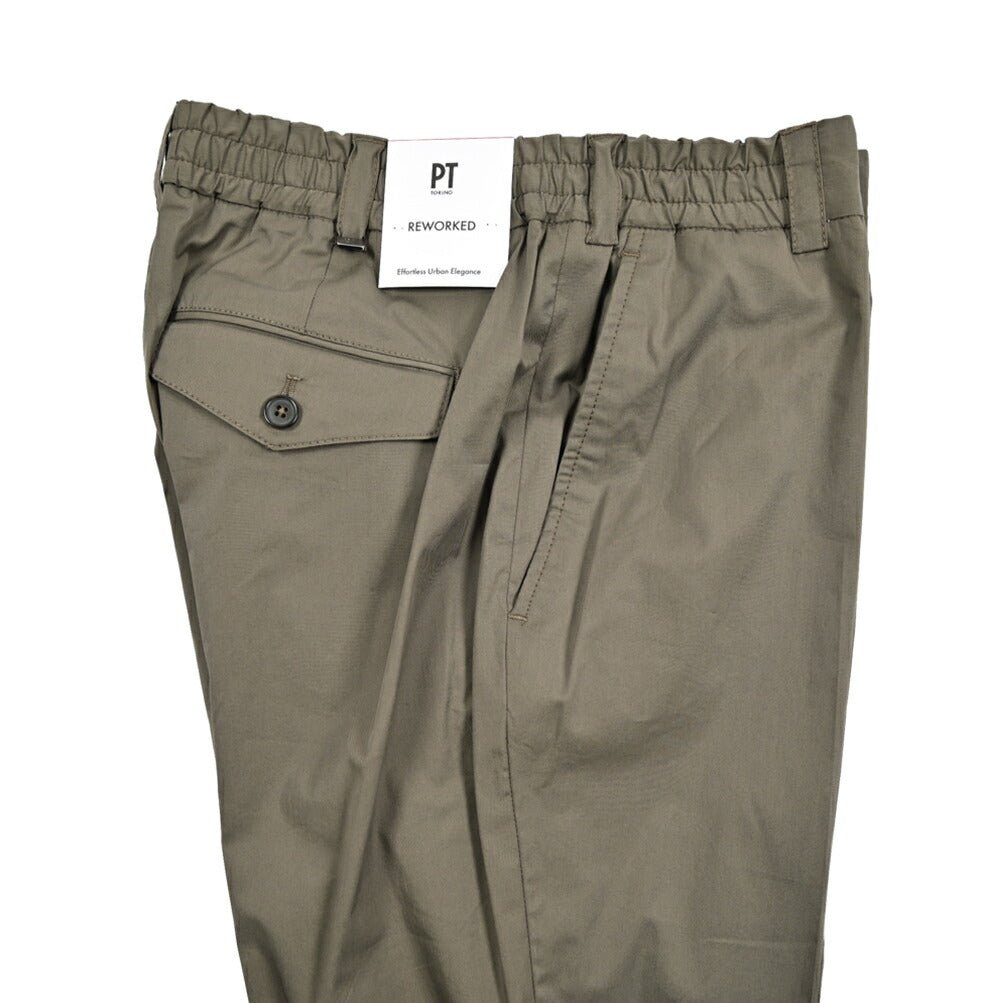 26SS PT TORINO ReWorked THE REBEL ストレッチコットン イージーパンツ｜436371-28｜GUARDAROBA MILANO OFFICIAL STORE