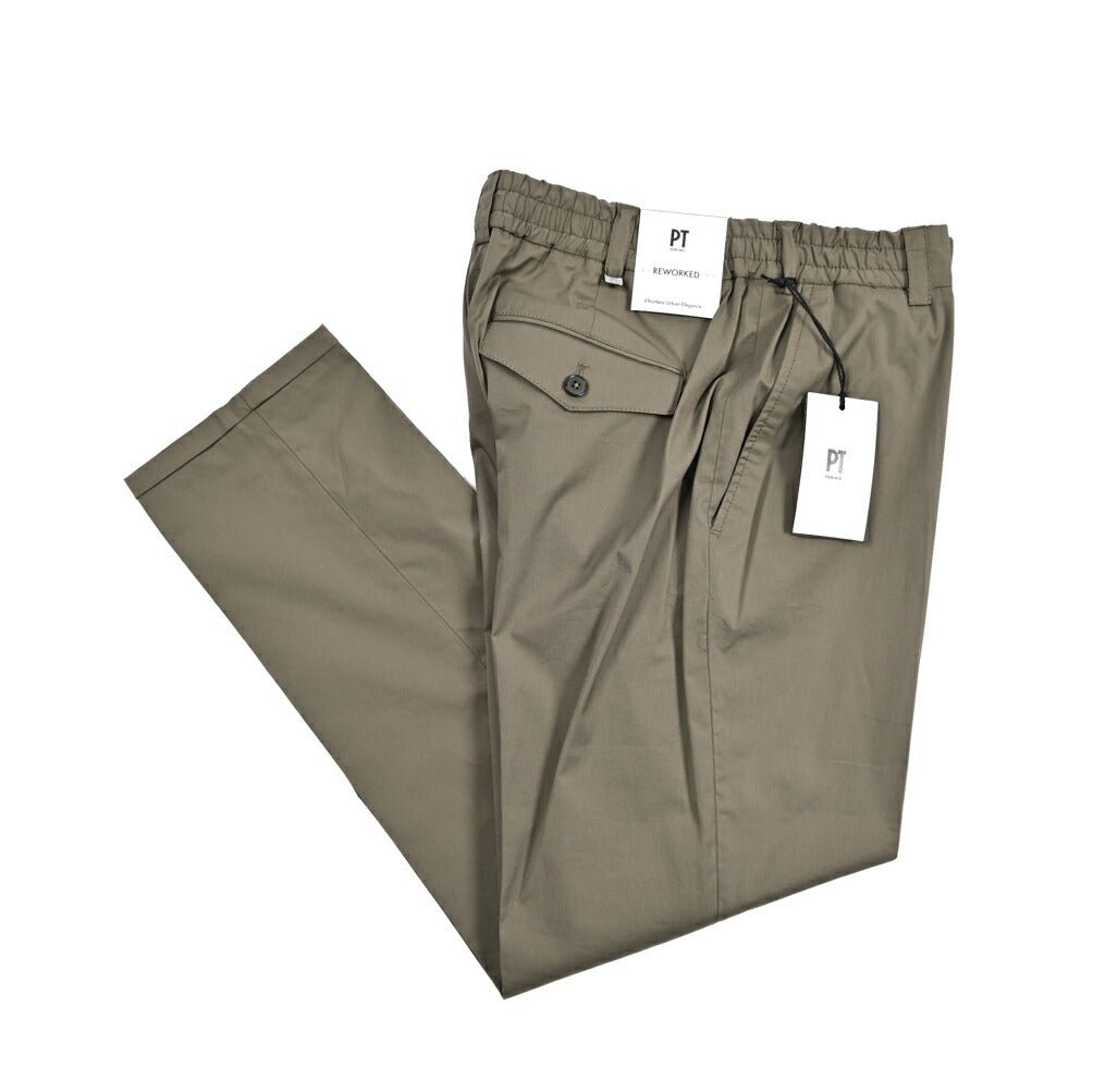 26SS PT TORINO ReWorked THE REBEL ストレッチコットン イージーパンツ｜436371-28｜GUARDAROBA MILANO OFFICIAL STORE