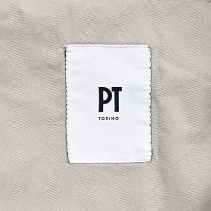 26SS PT TORINO STYLE "CARROT FIT" リヨセル混リネン ツータックスラックス ライトグレー 44 | GUARDAROBA MILANO OFFICIAL STORE