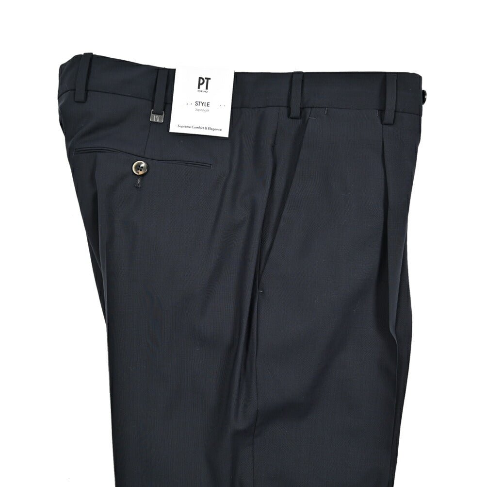 26SS PT TORINO Superlight UNION FIT SUPER 130'S ヴァージンウール100% ワンタックスラックス｜436400-44｜GUARDAROBA MILANO OFFICIAL STORE