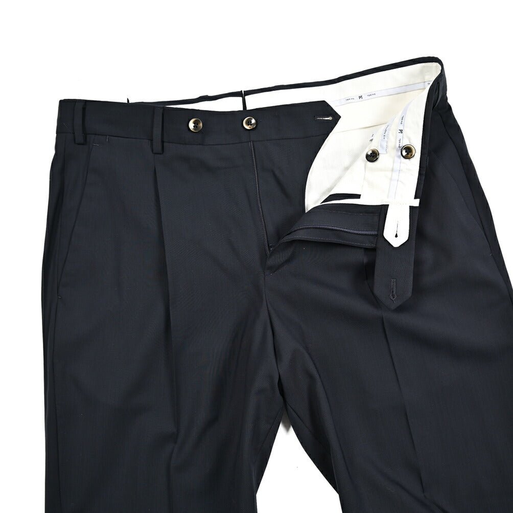 26SS PT TORINO Superlight UNION FIT SUPER 130'S ヴァージンウール100% ワンタックスラックス｜436400-44｜GUARDAROBA MILANO OFFICIAL STORE