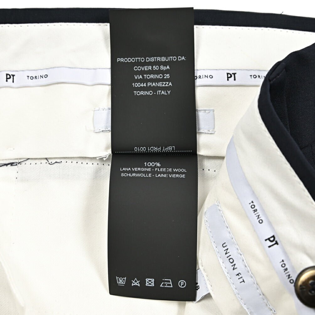 26SS PT TORINO Superlight UNION FIT SUPER 130'S ヴァージンウール100% ワンタックスラックス｜436400-44｜GUARDAROBA MILANO OFFICIAL STORE