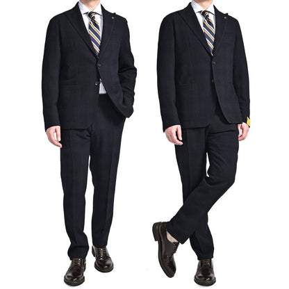 26SS TAGLIATORE "MONTECARLO" シアサッカーウール 2Bシングルテーラードスーツ｜436090-44｜GUARDAROBA MILANO OFFICIAL STORE