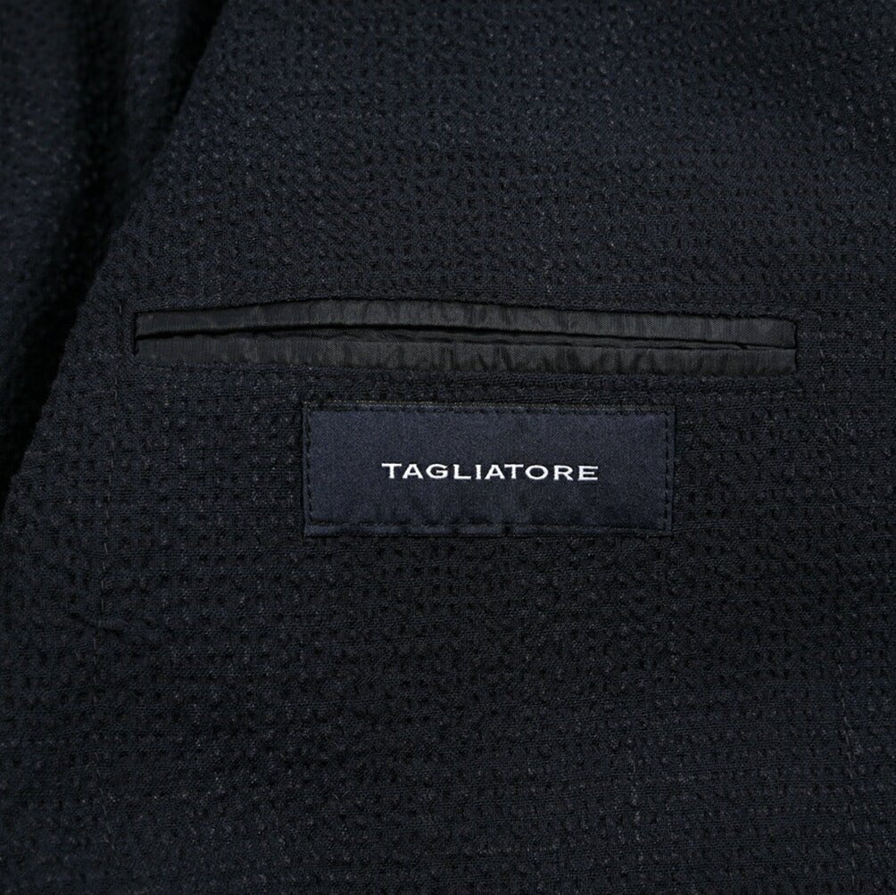 26SS TAGLIATORE "MONTECARLO" シアサッカーウール 2Bシングルテーラードスーツ｜436090-44｜GUARDAROBA MILANO OFFICIAL STORE