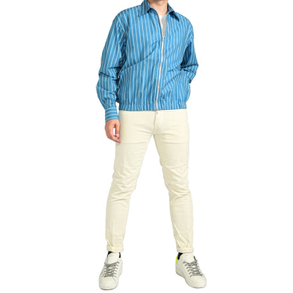 SALE｜PT TORINO コットン100% ジップアップシャツブルゾン