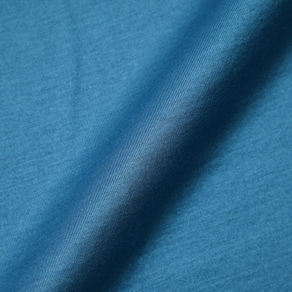 GRAN SASSO マーセライズコットン100% クルーネック半袖Tシャツ / FILO SCOZIA