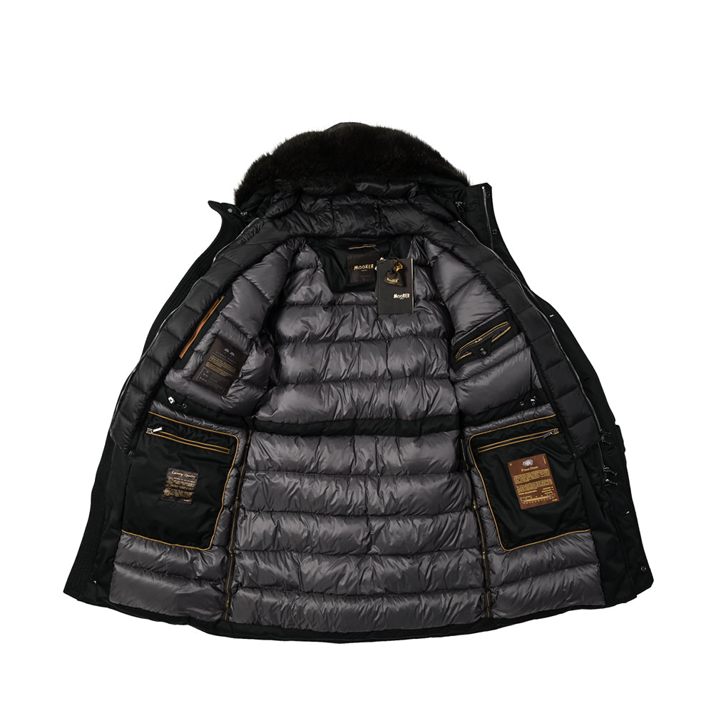 新春セール｜25-26AW MOORER "HELSINKY-ADS" フード付ダウンジャケット / ACQUA PROOF(防水)