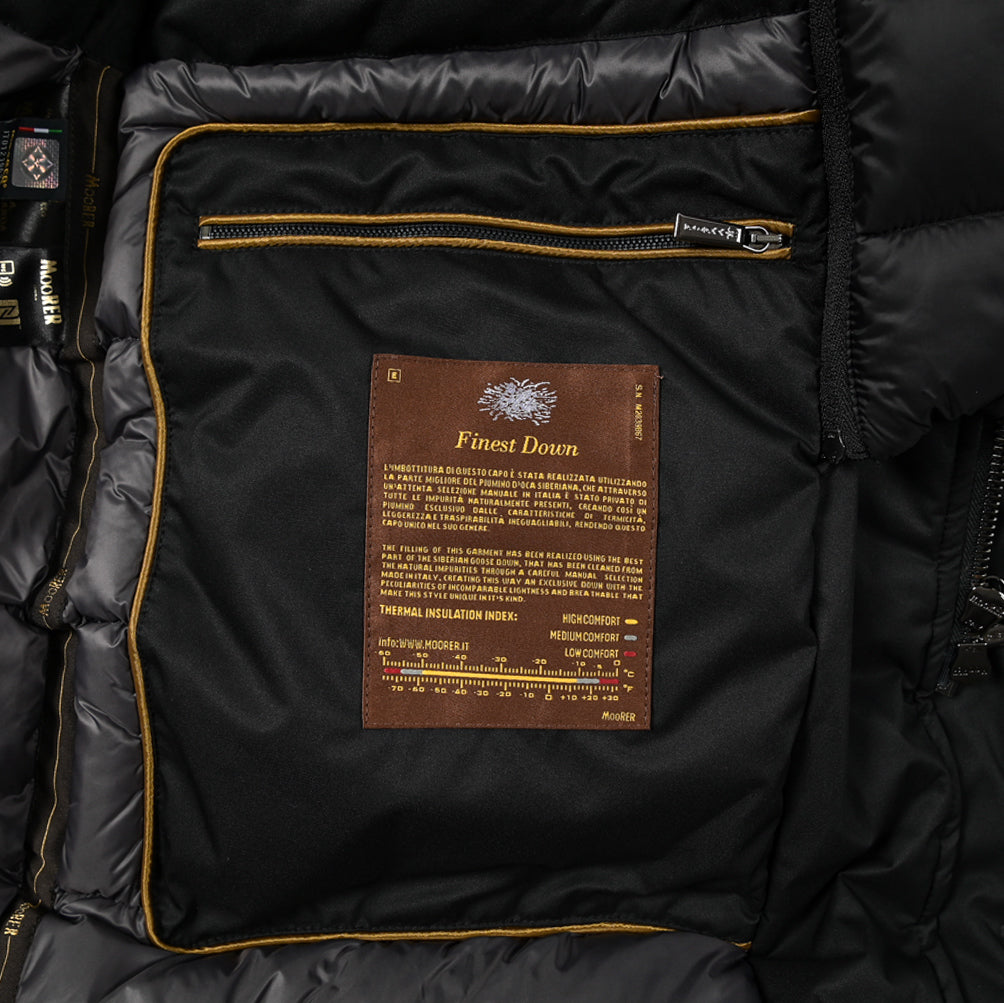 新春セール｜25-26AW MOORER "HELSINKY-ADS" フード付ダウンジャケット / ACQUA PROOF(防水)