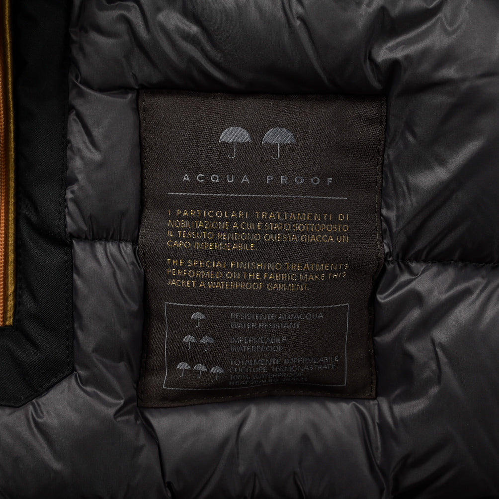 新春セール｜25-26AW MOORER "HELSINKY-ADS" フード付ダウンジャケット / ACQUA PROOF(防水)