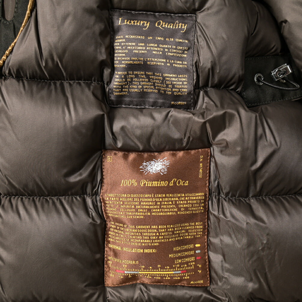 SALE｜MOORER "CONERO-WI" フード付きダウンジャケット / ACQUA PROOF(防水)