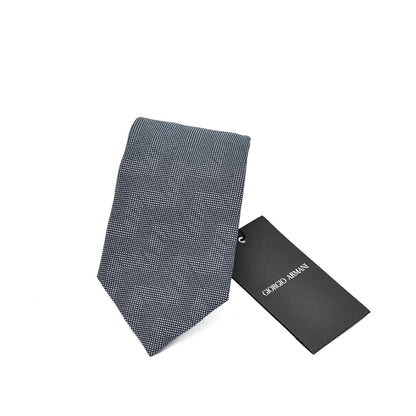 【P20倍】SALE｜GIORGIO ARMANI コットン100% ピンドット柄ネクタイ シアサッカー