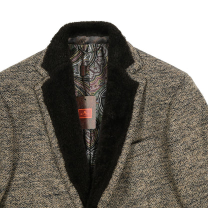 ETRO ポリエステル100% 2Bシングルチェスターコート