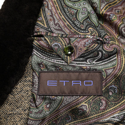 ETRO ポリエステル100% 2Bシングルチェスターコート