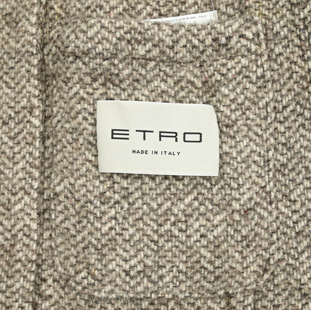 ETRO ウール100% 6Bダブルチェスターコート