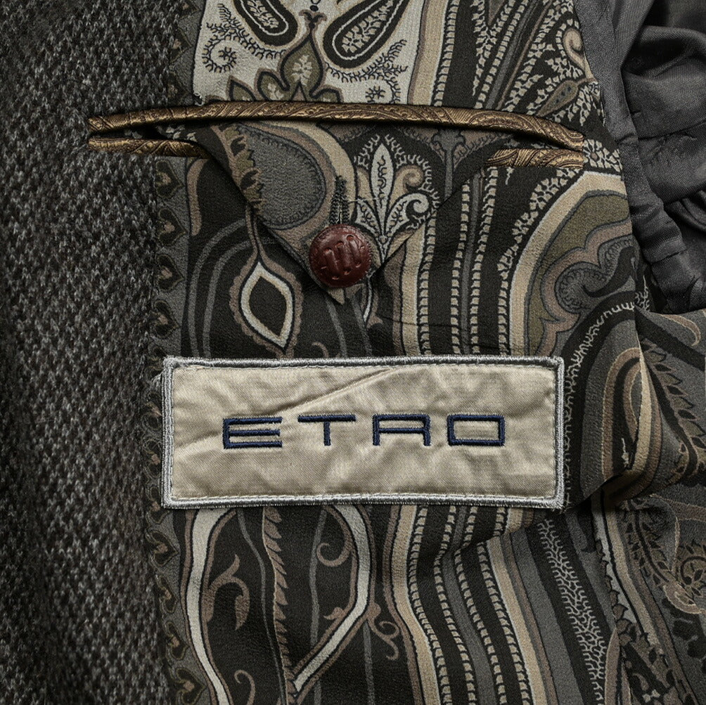 ETRO 2Bシングルテーラードジャケット