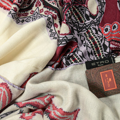 ETRO ウールシルクカシミヤ ストール