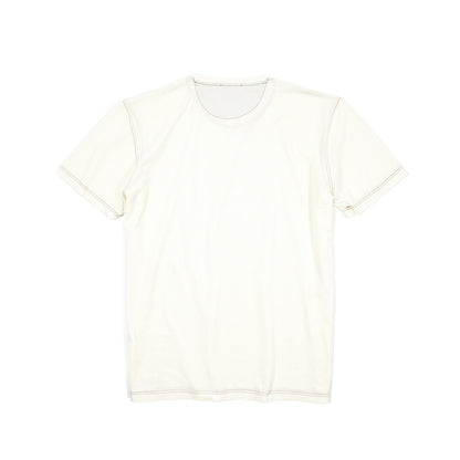 GRAN SASSO コットン100% クルーネック半袖Tシャツ