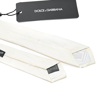 DOLCE & GABBANA シルク100% ネクタイ(ナロータイ)