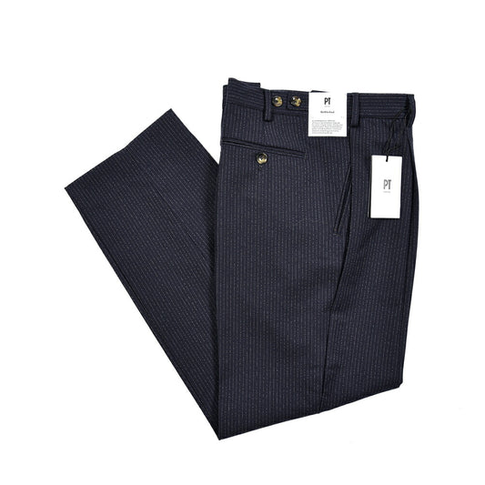 SALE｜PT TORINO ReWorked THE MARINER SUPER100’s ヴァージンウール100% ツータックスラックス / PT01