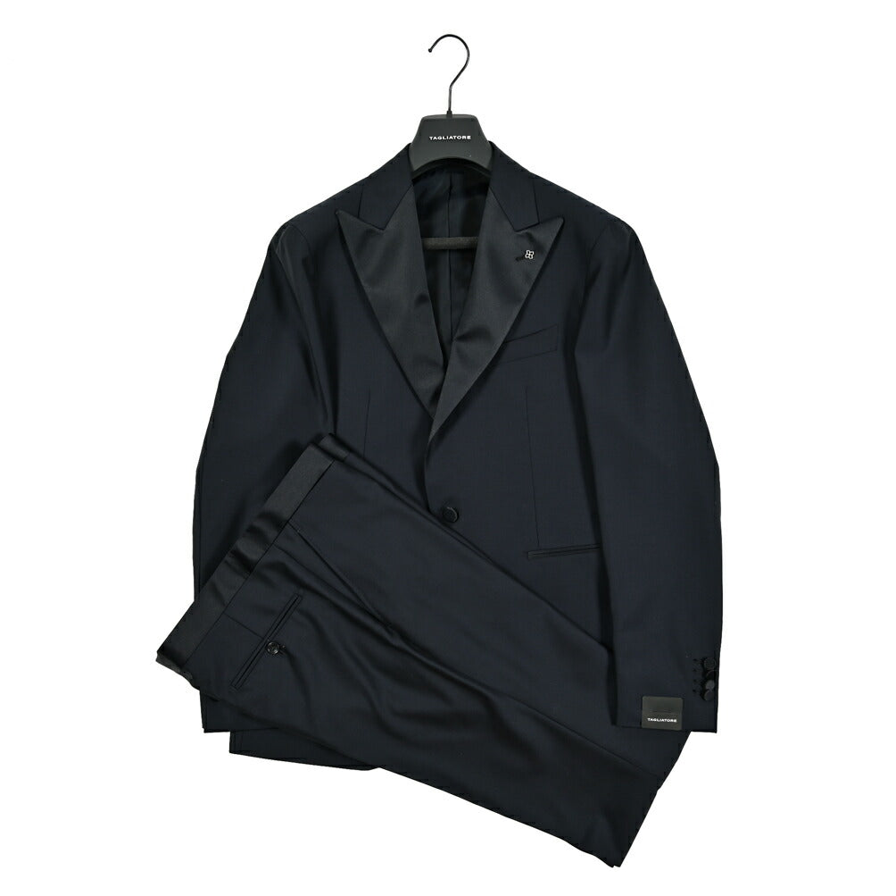 TAGLIATORE SUPER130's ヴァージウール100% タキシードスーツ