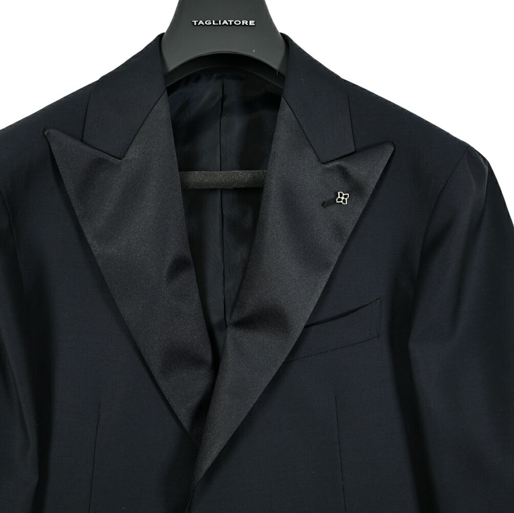 TAGLIATORE SUPER130's ヴァージウール100% タキシードスーツ