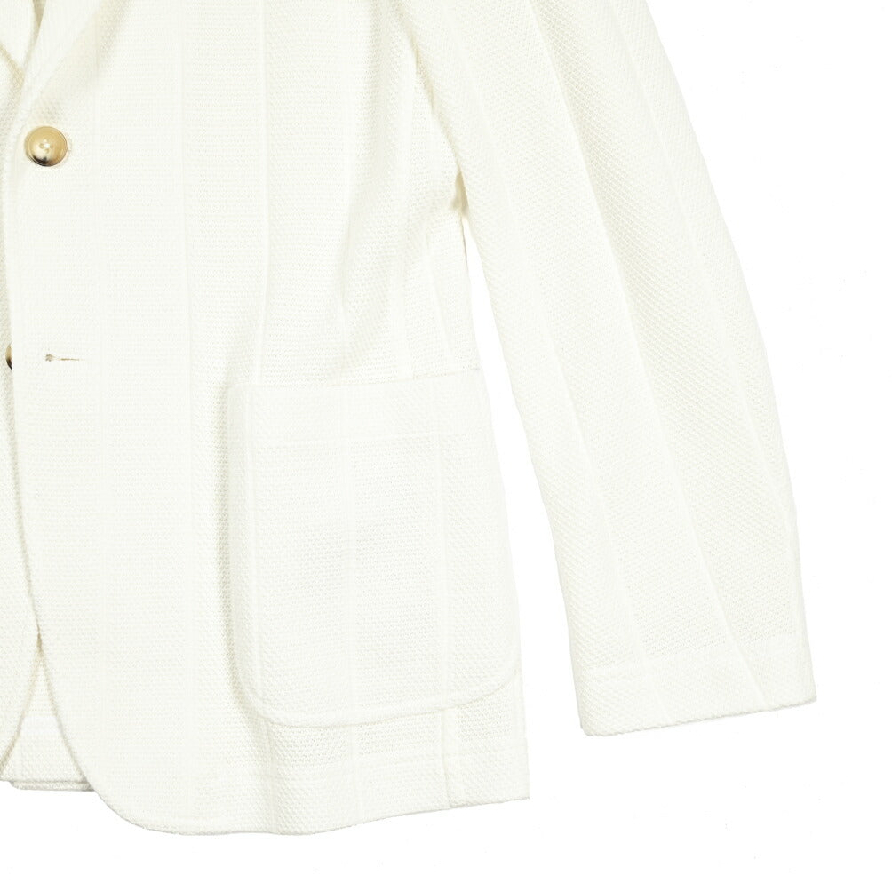 PAOLONI コットン100% 2Bシングルニットジャケット