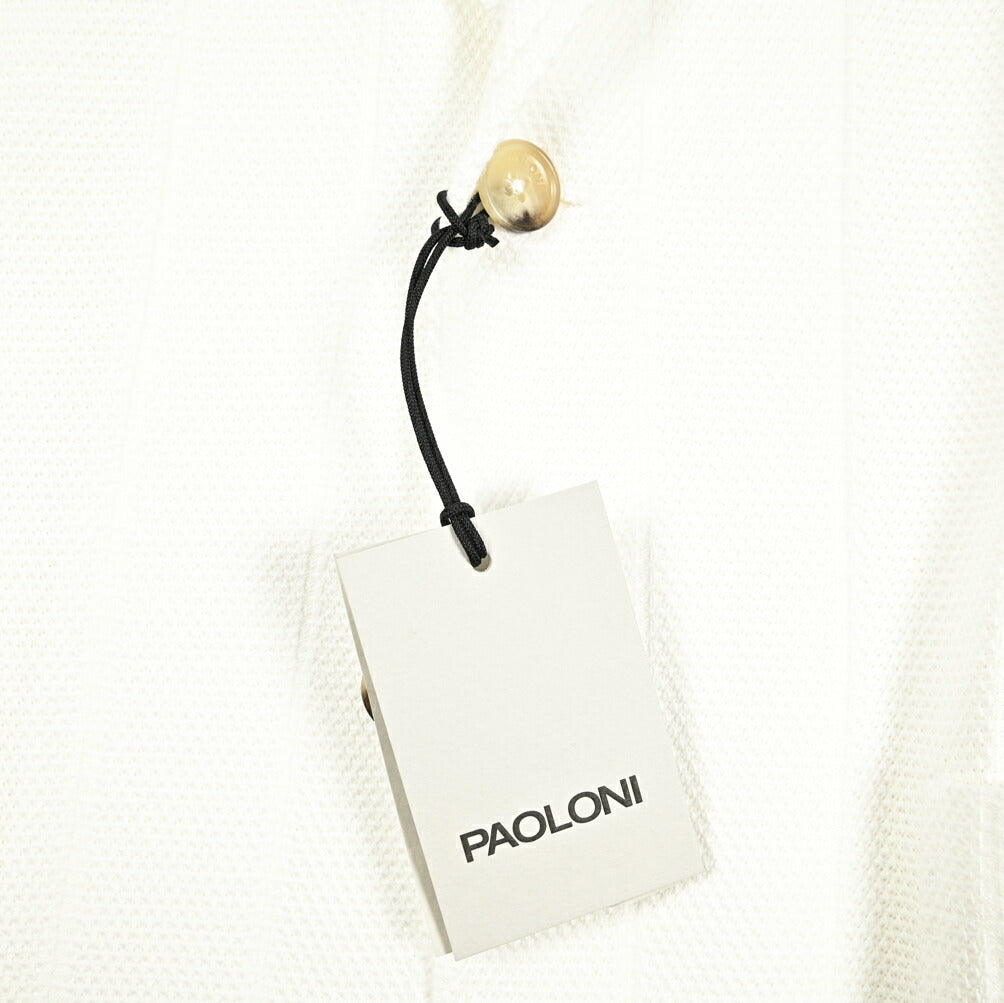 PAOLONI コットン100% 2Bシングルニットジャケット
