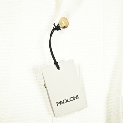 PAOLONI コットン100% 2Bシングルニットジャケット