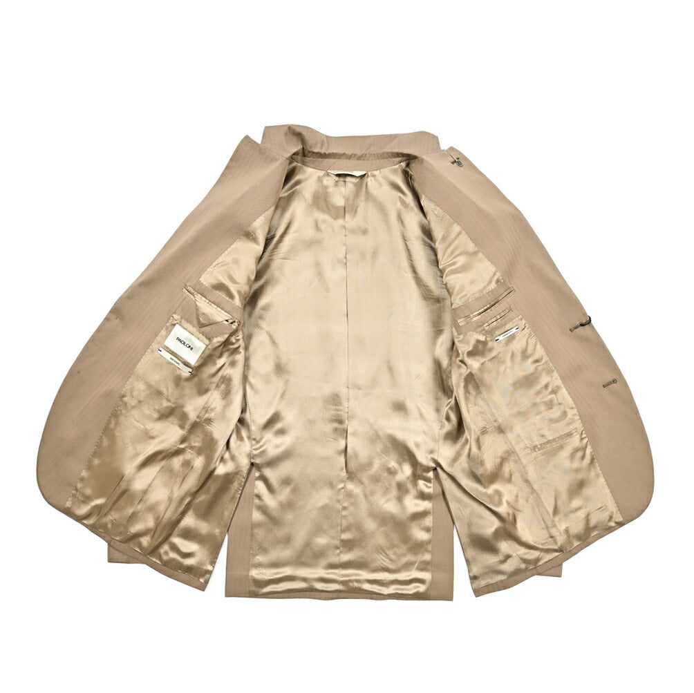 SALE｜PAOLONI コットンウール 2Bシングルテーラードスーツ