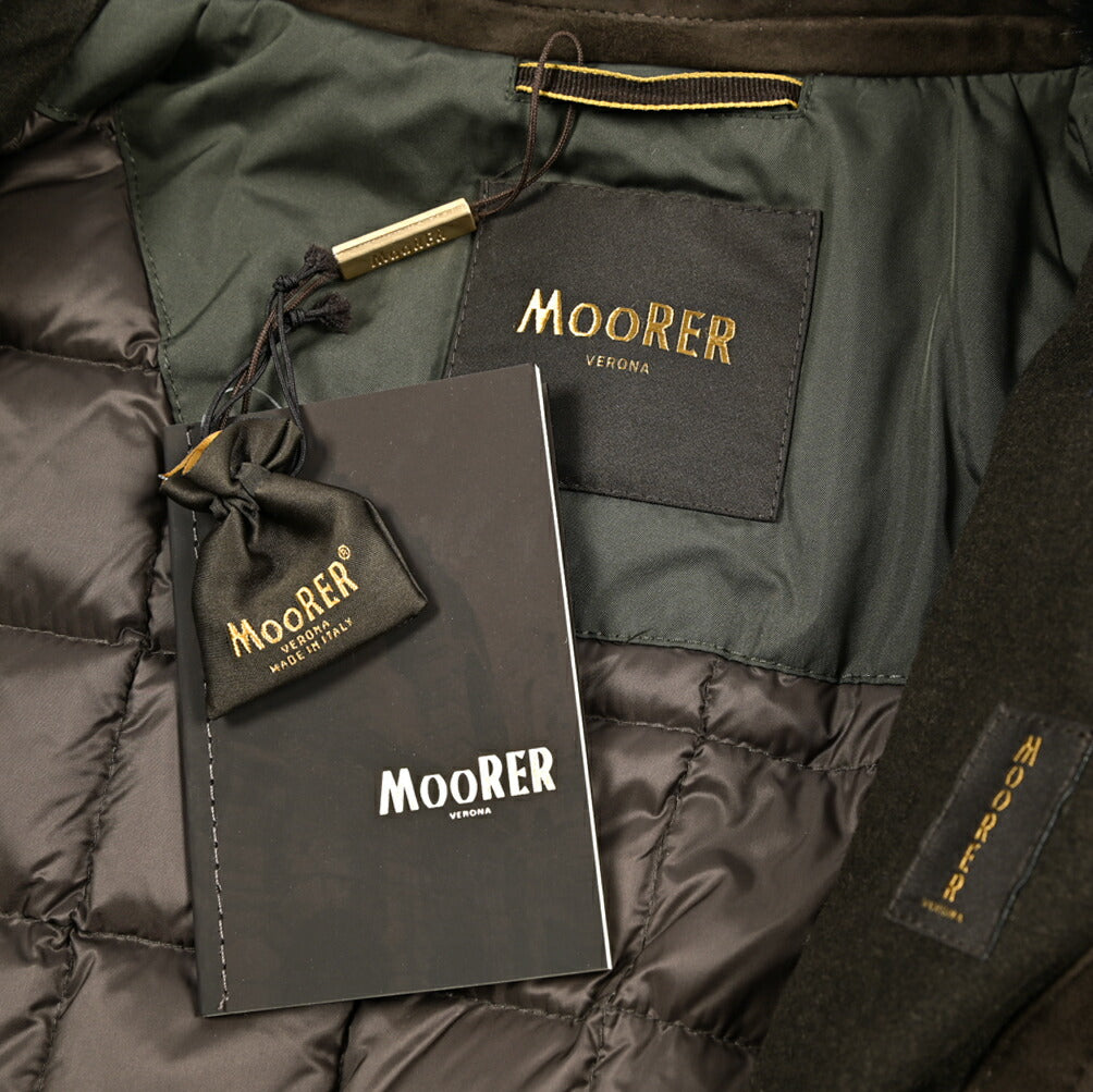 SALE｜MOORER "CELOTTI-KM" ポリエステル100% スタンドカラーダウンジャケット
