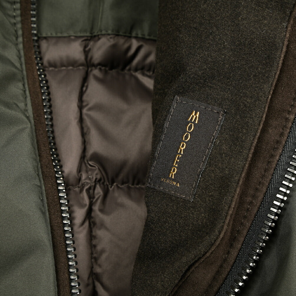 SALE｜MOORER "CELOTTI-KM" ポリエステル100% スタンドカラーダウンジャケット