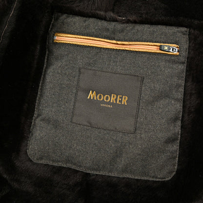 MOORER "CARBONI-ME" スエードレザーコート