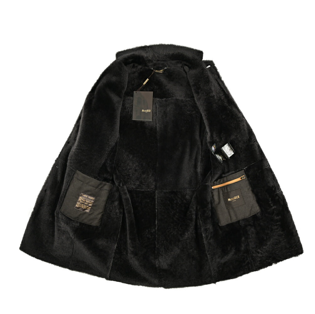 MOORER "CARBONI-ME" ムートンレザーコート
