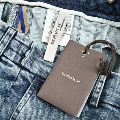 BERWICH "YRETRO" ストレッチデニム ノータックスリムパンツ(デニスラ)