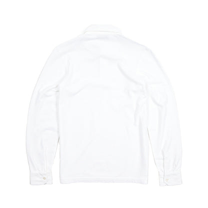 SALE｜GRAN SASSO コットン100% 長袖鹿の子ポロシャツ