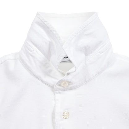 SALE｜GRAN SASSO コットン100% 長袖鹿の子ポロシャツ