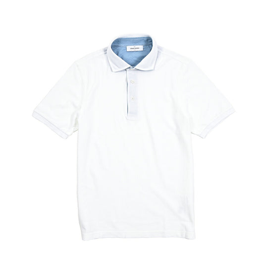 SALE｜GRAN SASSO コットン100% 鹿の子ポロシャツ