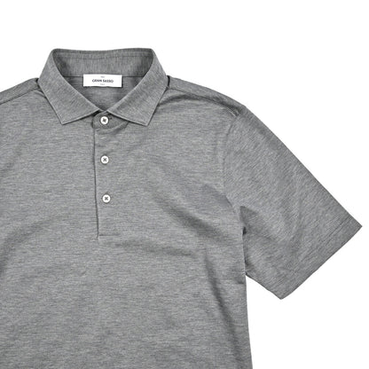 SALE｜GRAN SASSO コットン100% 鹿の子ポロシャツ