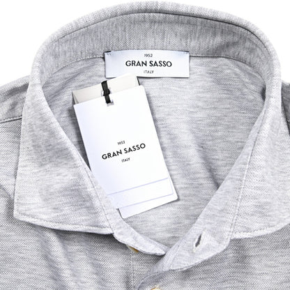 SALE｜GRAN SASSO コットン100% 鹿の子ポロシャツ