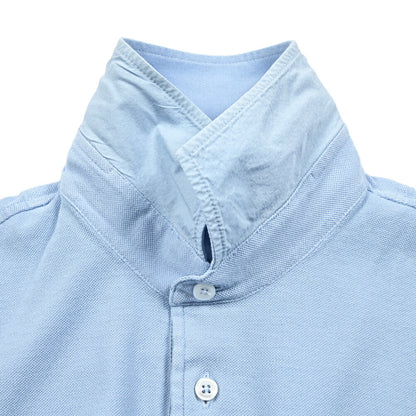 SALE｜GRAN SASSO コットン100% 鹿の子ポロシャツ (製品染め)