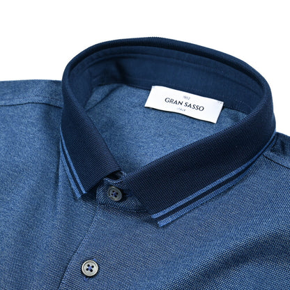 SALE｜GRAN SASSO コットン100% 鹿の子ポロシャツ
