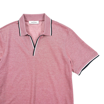 SALE｜GRAN SASSO コットン100% 鹿の子スキッパーポロ