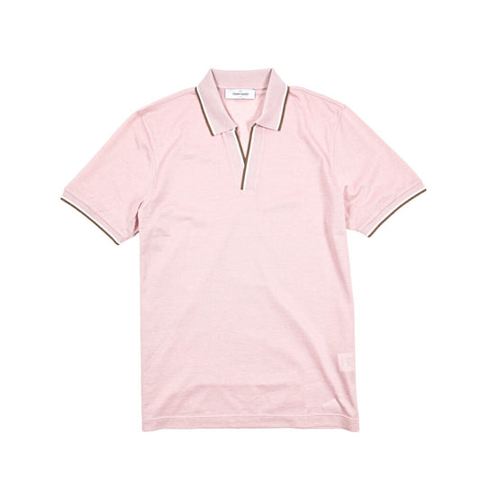 SALE｜GRAN SASSO コットン100% 鹿の子スキッパーポロ