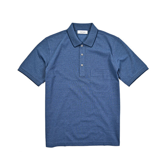 GRAN SASSO コットン100% 鹿の子ポロシャツ